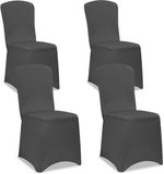 Detex Stoelhoes Set van 4 - Stretch Kreukvrij - Antraciet