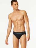 Schiesser Rio slip Uncover Mannen Effen Zwart 6 stuks