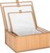 Springos Organizer - Opberger - Gesloten - Badkamer - Cosmetica - Bamboe - Set Van 3 - Ecru