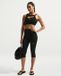 NIKE - One Women's High-Waisted Capri - Long training legging women - Black, white - XS
