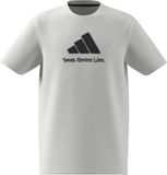 adidas Unisex niños CAMO GRAPHIC T-SHIRT JUNIOR, white, 11-12 Years