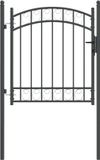 vidaXL Portail EMMEN 104 x 98,5 cm Verrouillable Acier thermolaqué