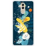 Huawei Bedrukt siliconen hoesje compatibel met Mate 20 Lite Sea ​​flowers