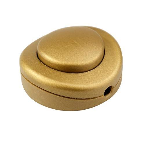 Arditi voetschakelaar goud 250V voor platte kabel H03VVH2-F 2X0,75 mm2 en bipolari H03VV-F 2X0.75 mm2