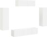 vidaXL meuble TV 5 pièces Blanc