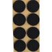 Viefe 8 patins antidérapants en feutre, ronds, Ø 38 mm, noirs
