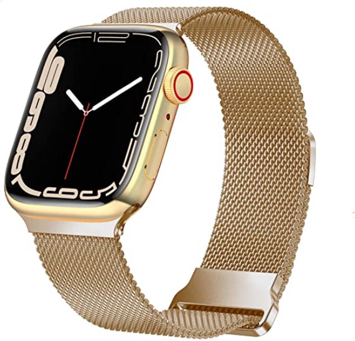 Strap-it Apple Watch Milanees bandje - rosé goud - Maat: 38 - 40 - 41mm