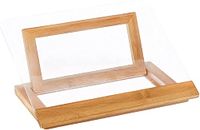 Lipper International 8815 Bamboe Hout en Acryl Kookboek Houder