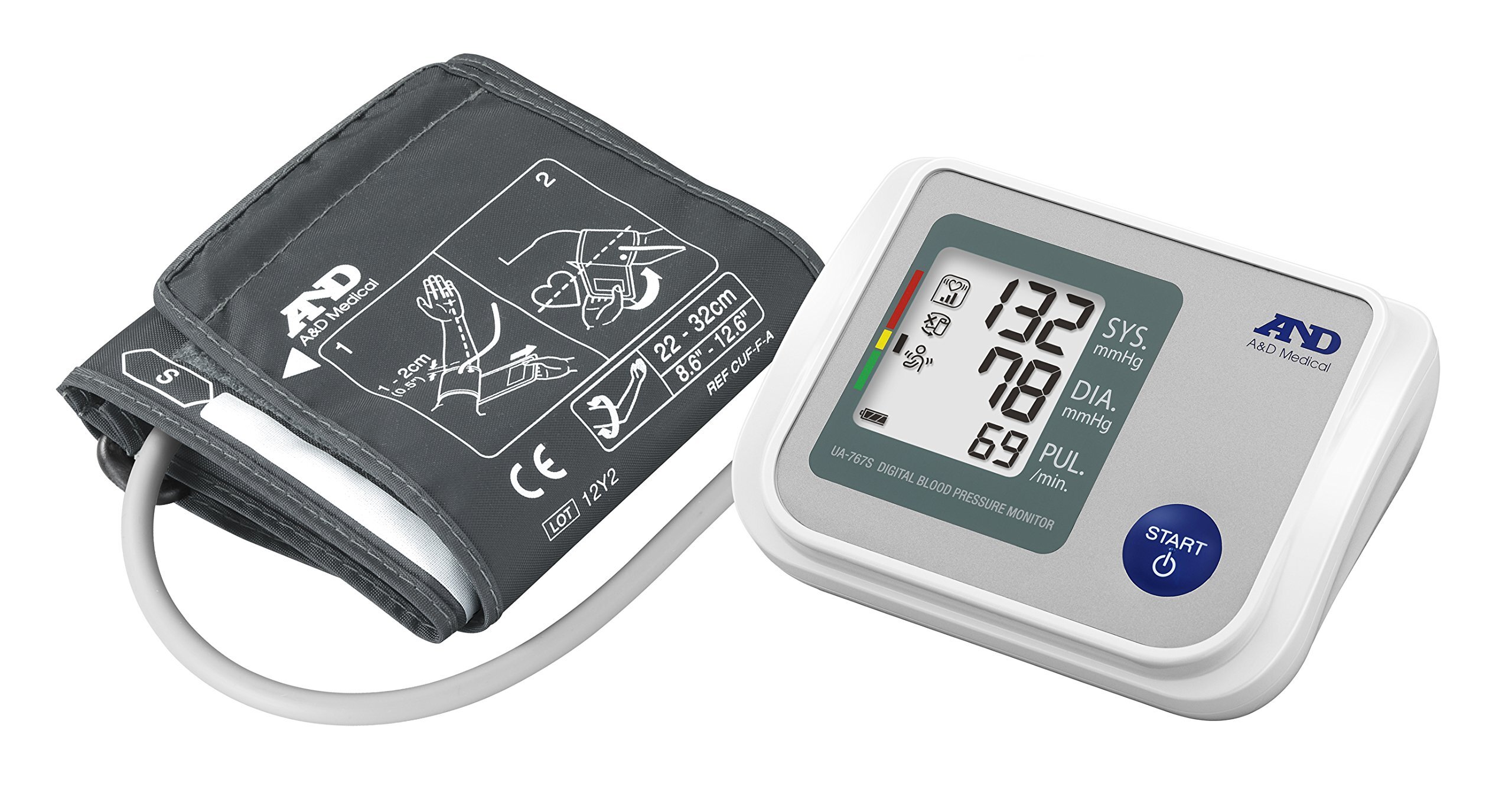 AND NEW 2016 Model: AND UA-767S Digital Blood Pressure Monitor by