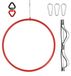 StarTech Luchtacrobatiekring - Ophanging met één punt - Diameter 85 cm - Draagvermogen 227 kg - Geschikt voor thuisgym, dans en yoga