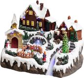 Fééric Lights and Christmas - Verlicht kerstdorp "Camping aan het meer" met animatie