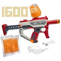 Nerf Pro Gelfire Mythic Blaster met 1600 Gelfire-kogels, 800 kogellader, oplaadbare batterij, bril