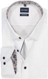 OLYMP Luxor comfort fit Big overhemd - twill - wit - Strijkvrij - Boordmaat: 54 (EU maat: 6XL)