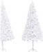 vidaXL Sapin de Noël artificiel 150 cm PVC Blanc