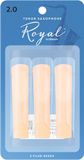 D'Addario Royal Tenorsax Rieten Sterkte 2, 3-Pack