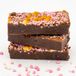 Brownies.nl Baby Roze Brownie - 12 Brownies Per Post - Brievenbus Pakket - Brownie Box - Geboorte Cadeau - Meisje - Roze Traktatie - Babyshower - Gender Reveal