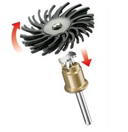 Dremel EZ SpeedClic detailpolijstschijf - korrel 36 - 25mm - Zwart