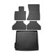 OMAC 1202YPS-484 Tapis de sol noir, ETP (élastomère thermoplastique)