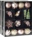 Merkloos / Sans marque 40x stuks kerstballen en kersthangers figuurtjes lichtroze kunststof