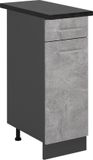 Vicco R-Line Keukenonderkast – 30 cm, WB Antraciet Beton