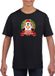 Bellatio Decorations Kerst t-shirt voor kinderen met pinguin print - zwart - Kerst shirts voor jongens en meisjes 158/164