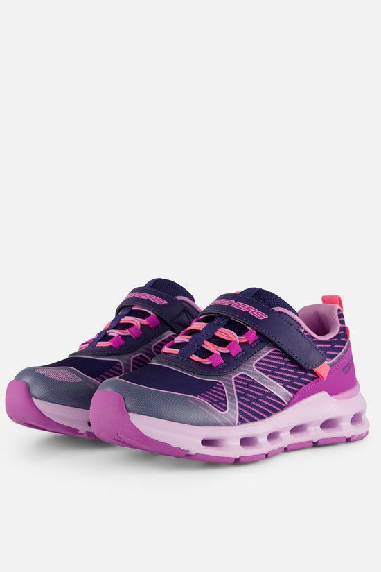 Skechers GLIDE-STEP + - SPRINT LINES Meisjes Instappers - Donkerblauw / Multi