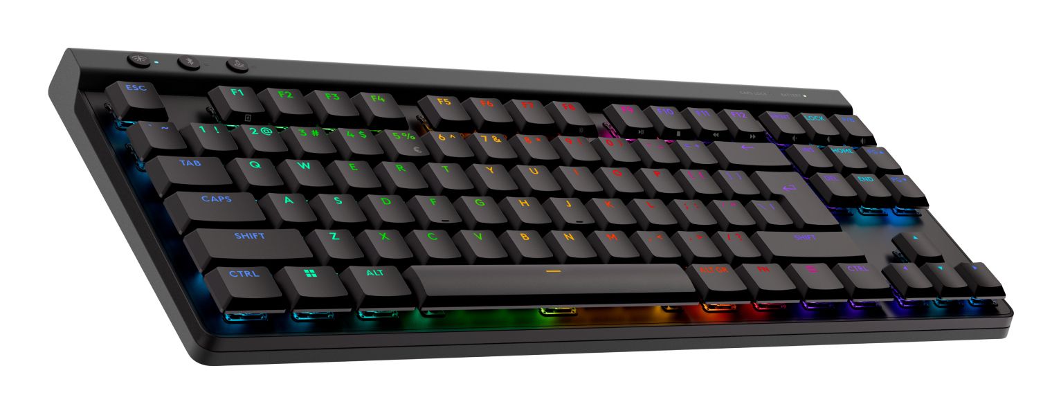 Logitech G G515 Lightspeed TKL Gaming Toetsenbord - RF-draadloos + Bluetooth - Hongaars - Zwart