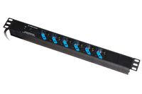 Link LKMP06W Wireless meervoudige socket 19 inch met 6 stopcontacten Italiaans/Schuko en 16 A stekkers