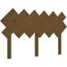 Tête de lit marron miel 132x3x81 cm bois massif de pin