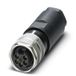 Phoenix Contact 1456284 kabel-connector 7/8'-16UNF Zwart, Roestvrijstaal