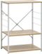 vidaXL Armoire de micro-ondes 60x39,6x79,5 cm bois d'ingénierie blanc et chêne