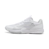PUMA Accelerate Pro 4 uniseks handbalschoenen, Wit/Zilver, Maat 48