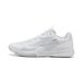 PUMA Accelerate Pro 4 uniseks handbalschoenen, Wit/Zilver, Maat 48