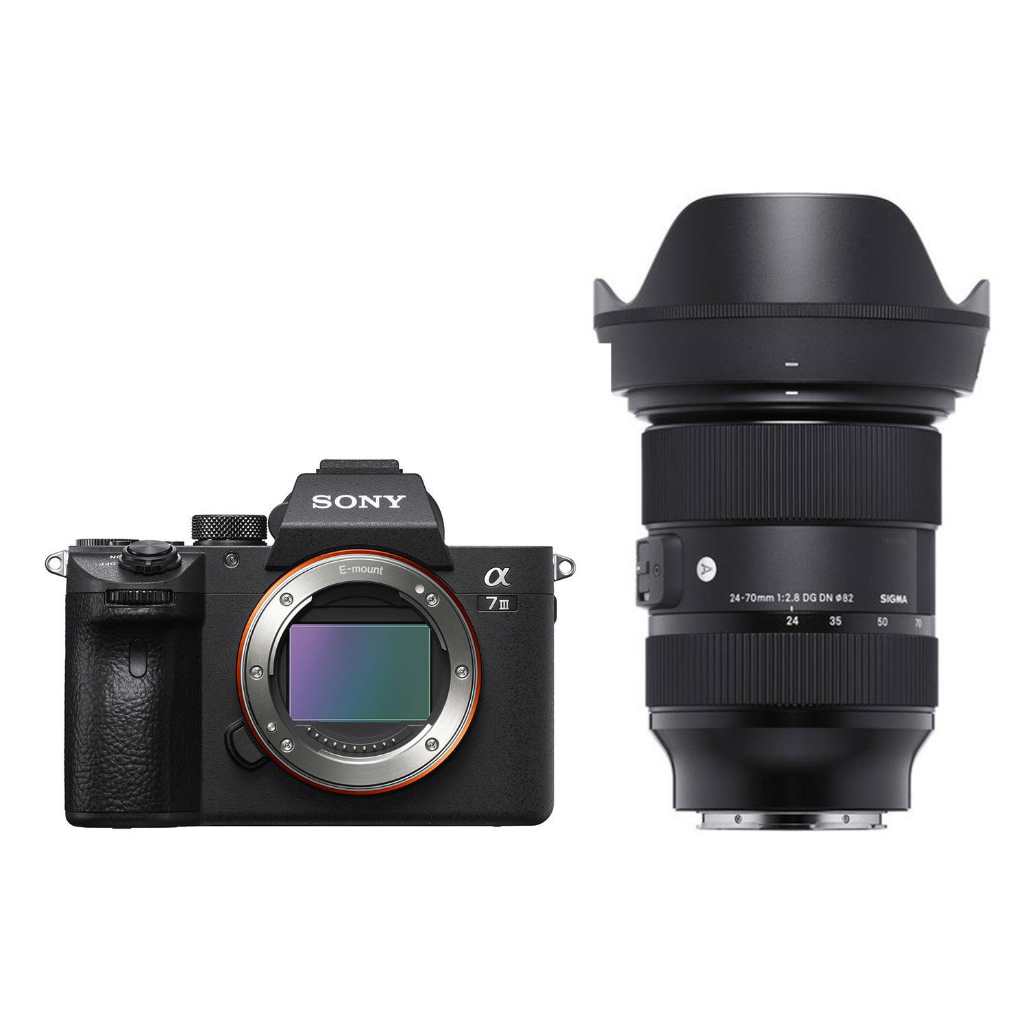 Sony Alpha A7 III systeemcamera + Sigma 24-70mm f/2.8 DG DN Art objectief