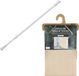 Rideau de douche avec œillets - beige - polyester - 180 x 200 cm - incl. barre de suspension extensible 70-120 cm