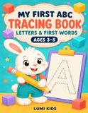 My First ABC Tracing Book: Letters & First Words for Ages 3-5
