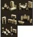 Merkloos Poppenhuis meubels complete inrichting set