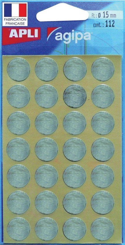 Agipa Zelfklevende 3D Foam Pads Zilver 15 mm
