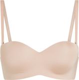 Hunkemöller Dames Lingerie Voorgevormde strapless beugel-bh Smooth - Beige - maat E70