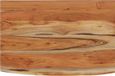 vidaXL Étagère murale rectangulaire bord naturel 60x40x3,8 cm bois d'acacia