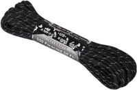 Atwood Rope MFG 550 Paracord Reflective 15 meter zwart