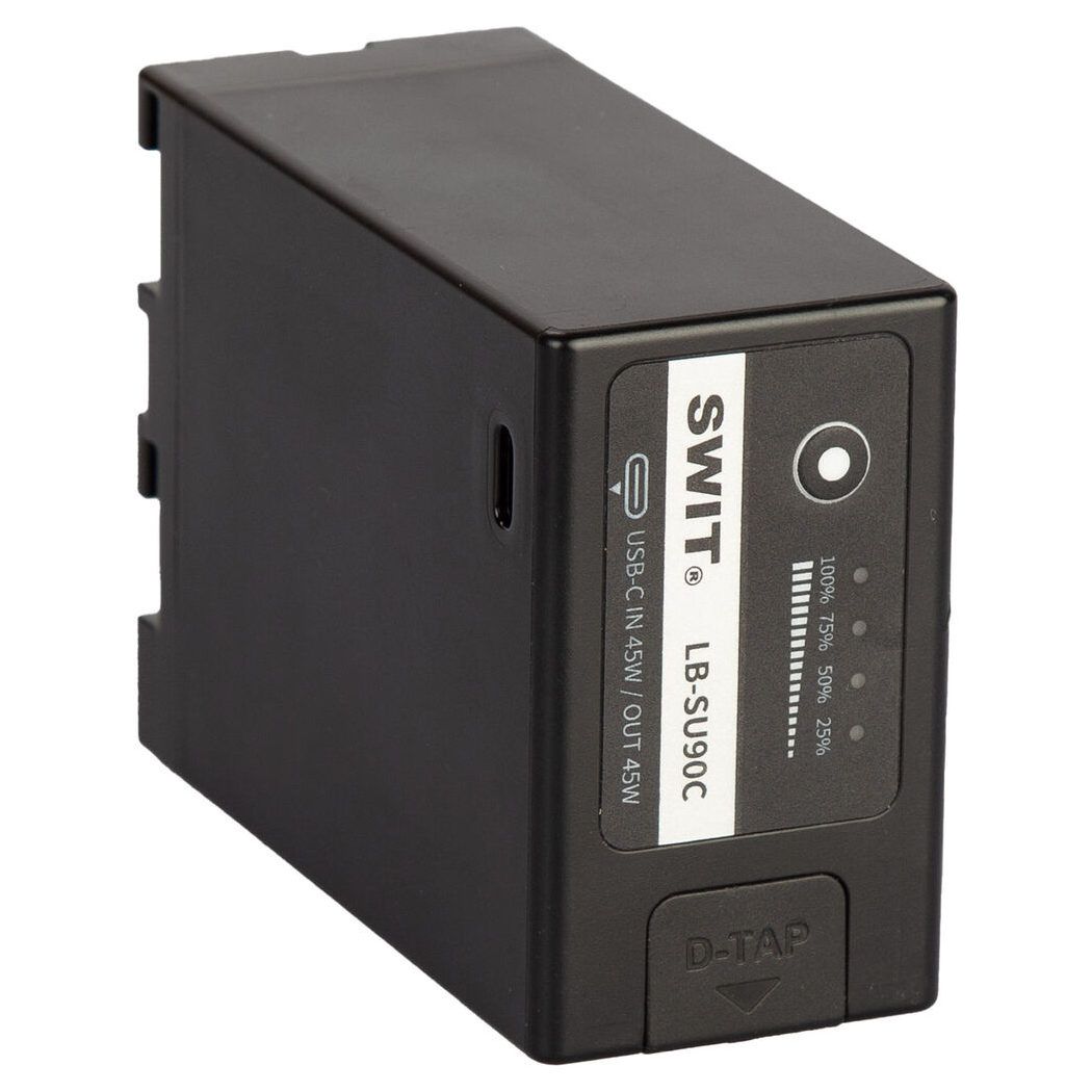SWIT LB-SU90C 90Wh BP-U-type DV battery with USB-C and D-tap
