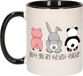 Bellatio Decorations Cadeau koffie/thee mok voor leraar - zwart - beste leraar - keramiek - 300 ml