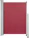 vidaXL Tuinscherm uittrekbaar 100x300 cm rood
