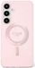 Guess Hoesje geschikt voor Samsung Galaxy S25 - IML Rhinestones Back Cover - Geschikt voor MagSafe - Roze