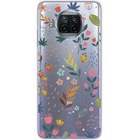 Xiaomi Mi 10T Lite Fleurs colorees bedrukt siliconen hoesje