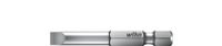 Wiha Bit Professional 70 mm tête plate 1/4" E6,3 3.0 mm - 33962