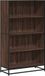 vidaXL Boekenkast - 80,5x35x139 cm - Bewerkt Hout - Bruin Eikenkleurig