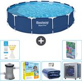 Bestway Rond Steel Pro Zwembad - 396 x 84 cm - Blauw