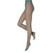 Apollo Fijne net panty - Turquoise - L-XL